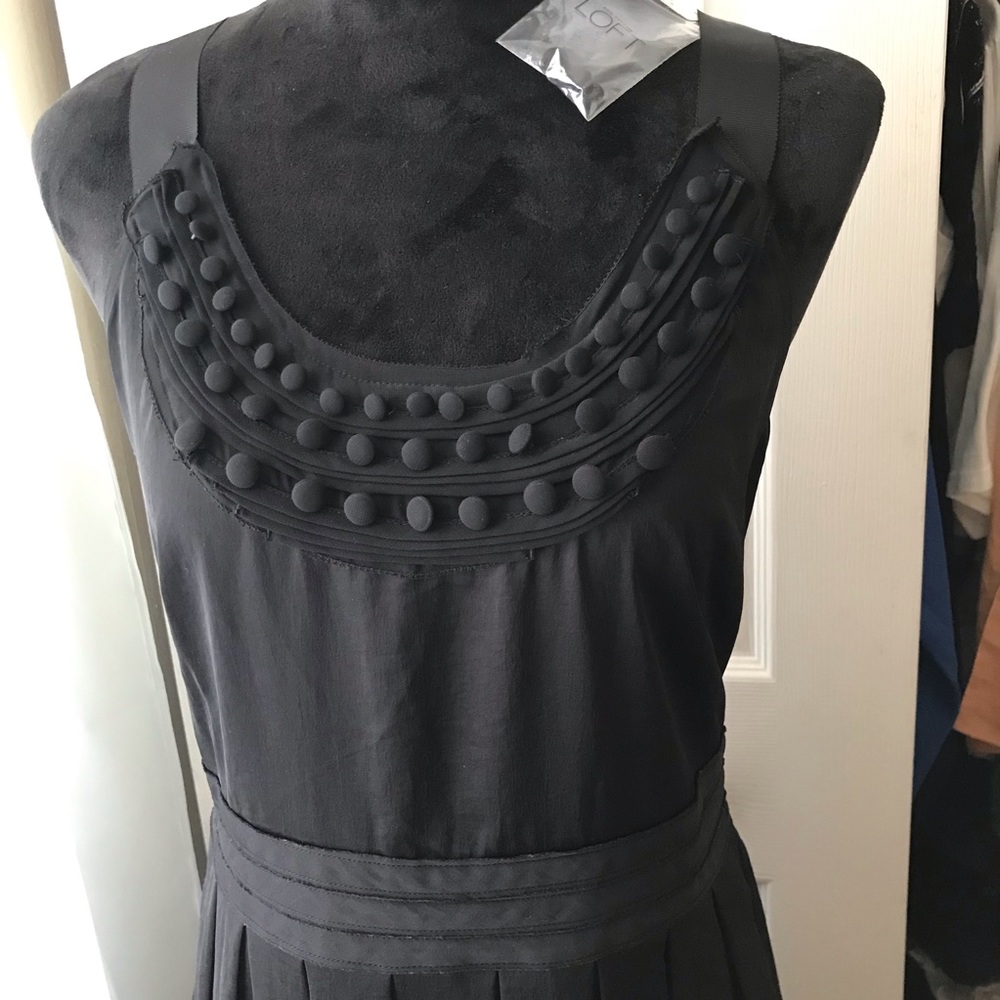 LOFT SLEEVELESS LITTLE BLACK DRESS - Picture 3 of 8